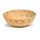 Round Bamboo Bunbowl Basket W/O Handles - 8"x2 1/2"